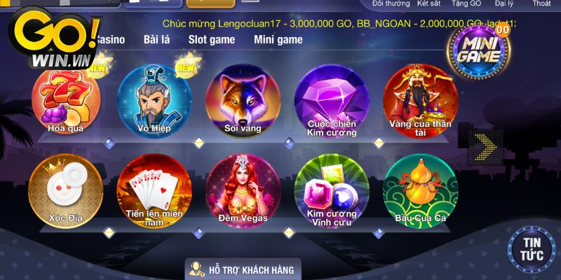Tỷ lệ cược tiến lên Gowin luôn hấp dẫn